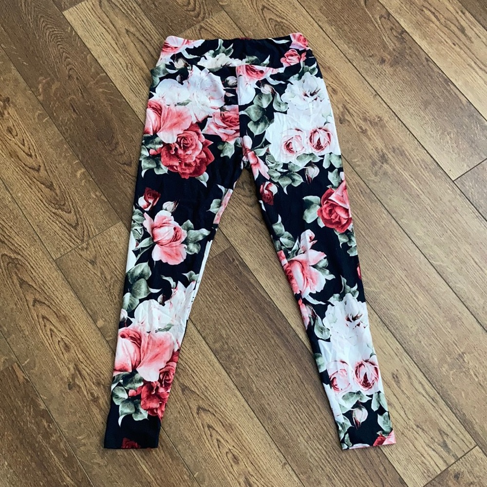 LuLaRoe leggings, floral